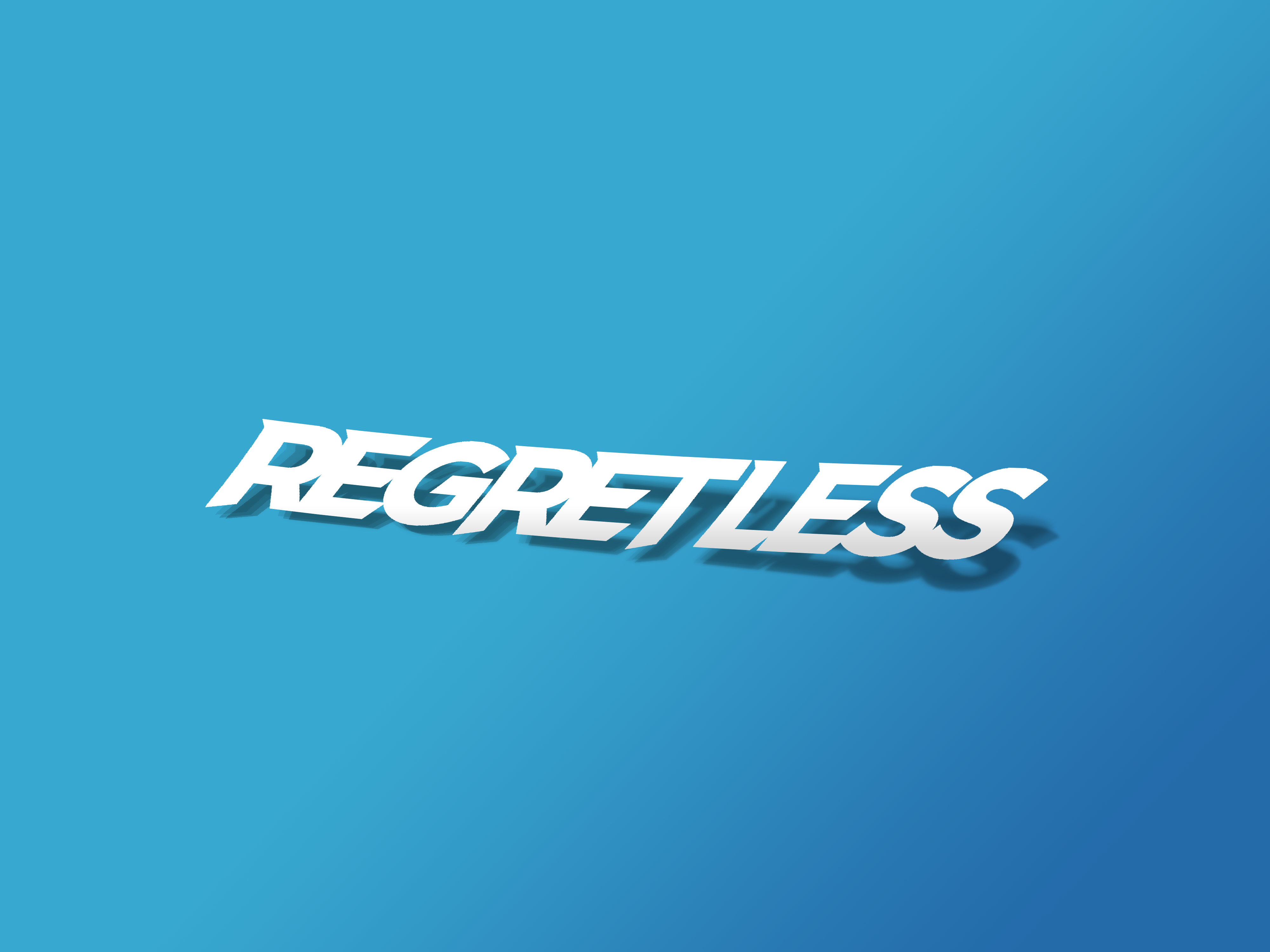 DEBUT REGRETLESS Die-Cut Sticker